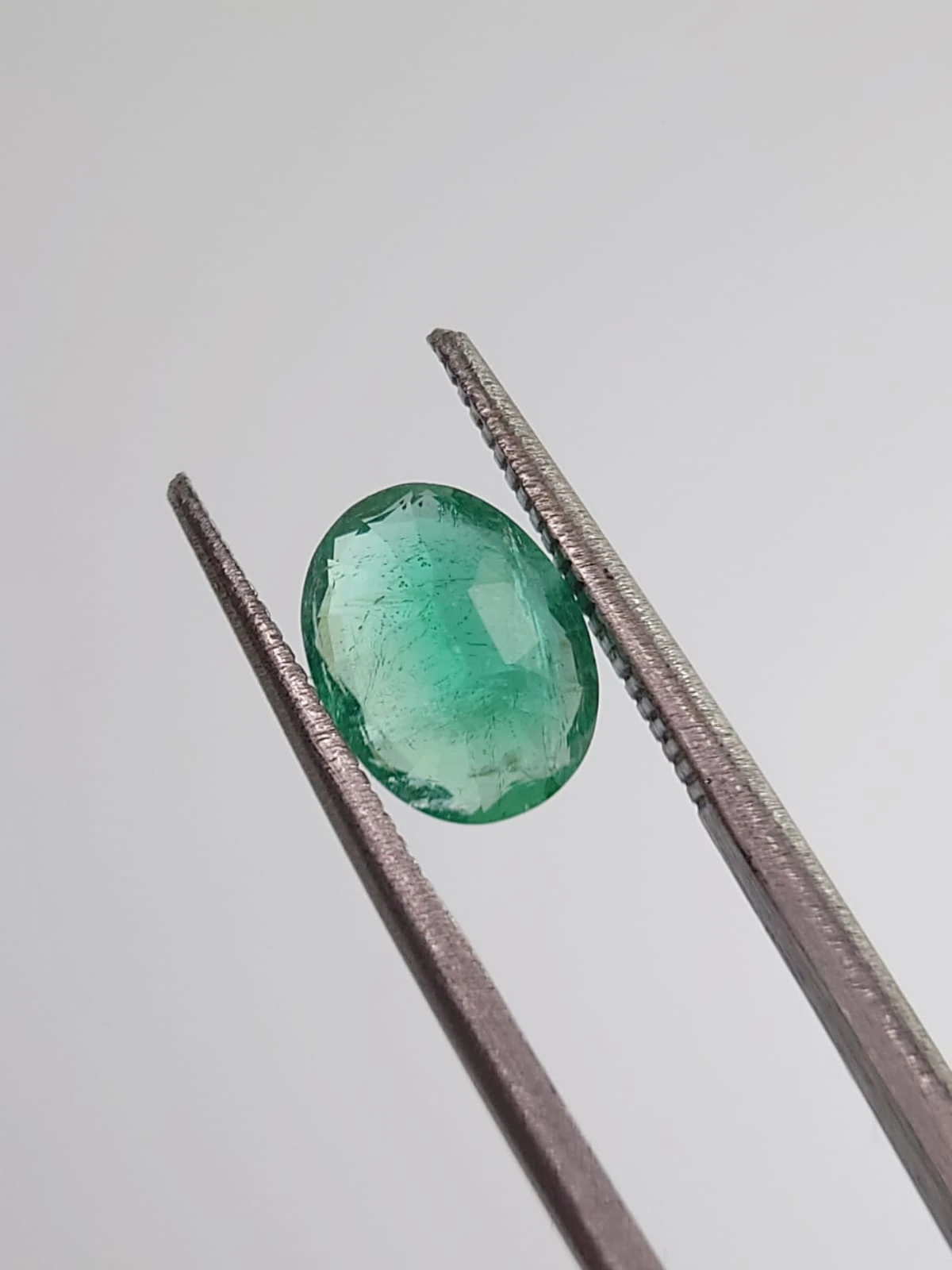 1.63ct Natural Green Emerald Oval Cut From Panjshir Afghanistan — view 1